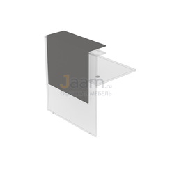 Стойка ресепшн Фартук прямой с подсветкой 1ПФ.007.1 2