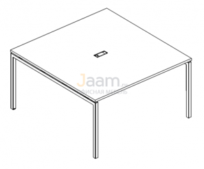 Стол для переговоров Стол для переговоров на металлокаркасе DUE Б2 131 БП