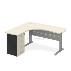 Мебель для персонала Стол эргономичный левый ПК-СТС-СТЭТ168Х149Л/ТМ