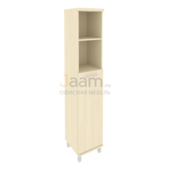 Кабинет руководителя Офисный шкаф высокий узкий левый KSU-1.6 Л