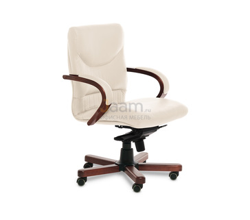 Кресло для руководителя SWING B кожа+кож.зам.