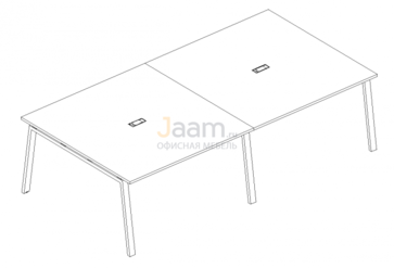 Стол для переговоров Стол для переговоров на металлокаркасе TRE Б3 132-2 БП