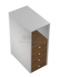 Стойка ресепшн Офисная тумба с нишей и замком правая КВ 0711