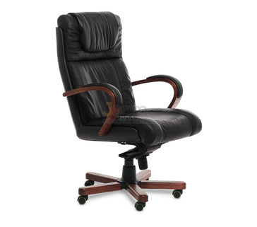 Кресло для руководителя MASTER A кожа+кож.зам.