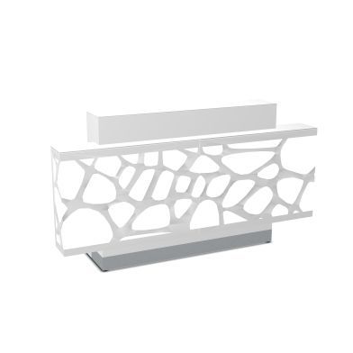 Стойка ресепшн с подсветкой Organic LOG13LG 2000x770x1110 (Белый)