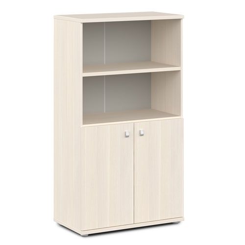 Офисный шкаф полуоткрытый Vasanta V-663 820x440x1490 (Дуб Кобург)
