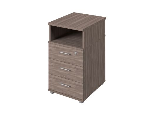 Тумба приставная с 3 ящиками и нишей, с замком на верхний Public comfort С-232 424x514x740 (Джара госфорт)
