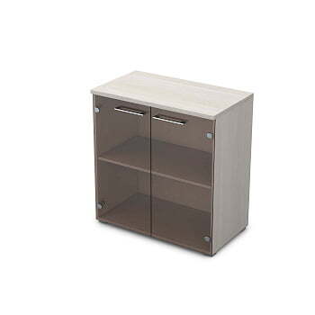 Шкаф низкий со стеклом Gloss line 9НШ.023.2 800x450x845