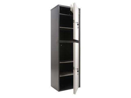 Бухгалтерский шкаф AIKO SL-150/2Т (Графит/Светло-серый)