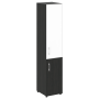 Шкаф для документов узкий со стеклом белым LT.SU-1.2 R (R) white