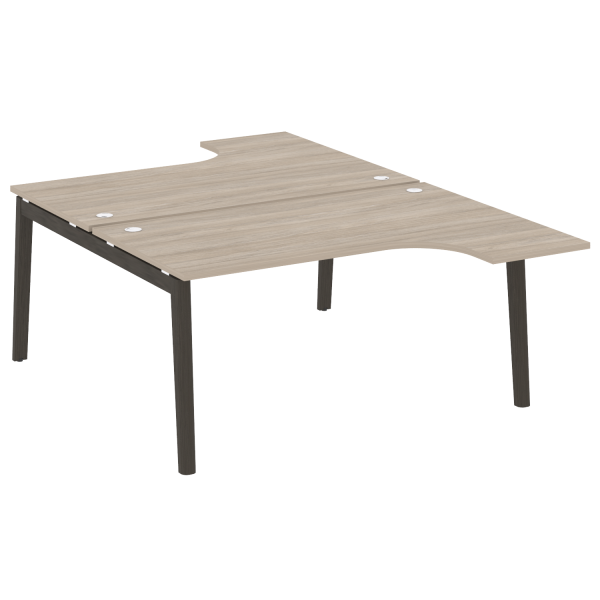Рабочая станция на деревянных опорах Onix Wood OW.D.SA-4 1580x2395x750