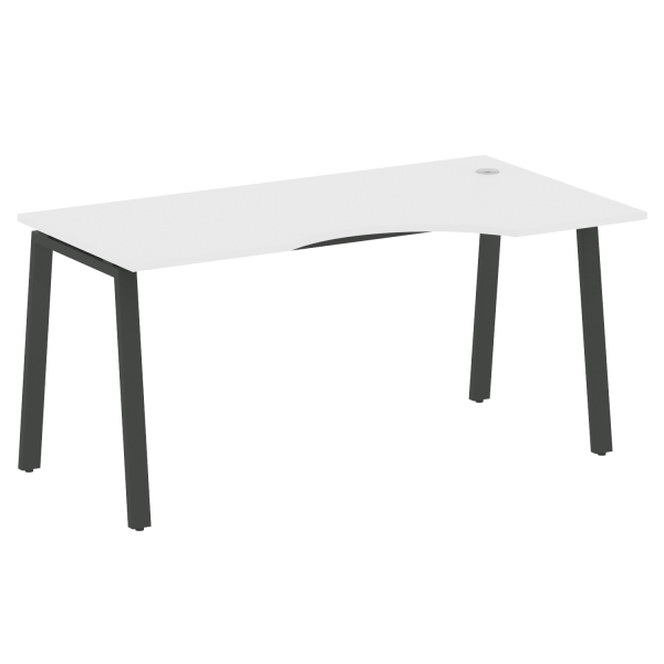 Стол криволинейный правый Metal System Style БА.СА-1 Пр 1600x900x750