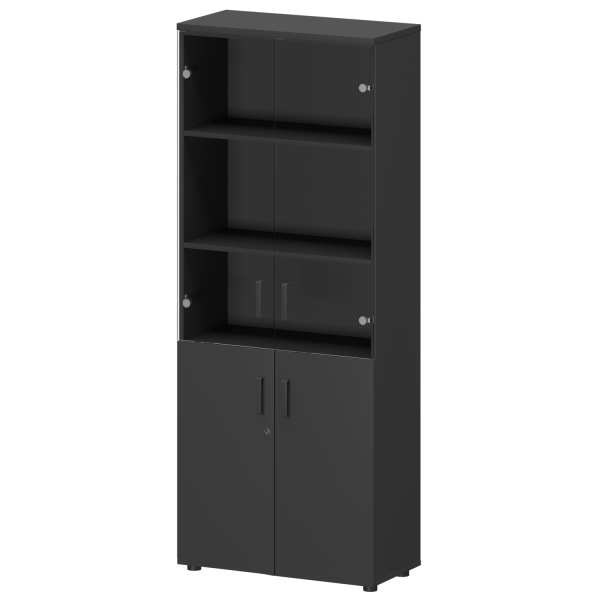 Шкаф Смарт СМШ-58ДС 792x380x1990 (Графит)