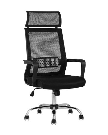 Кресло офисное TopChairs Style черное (Компьютерное кресло Style черный)