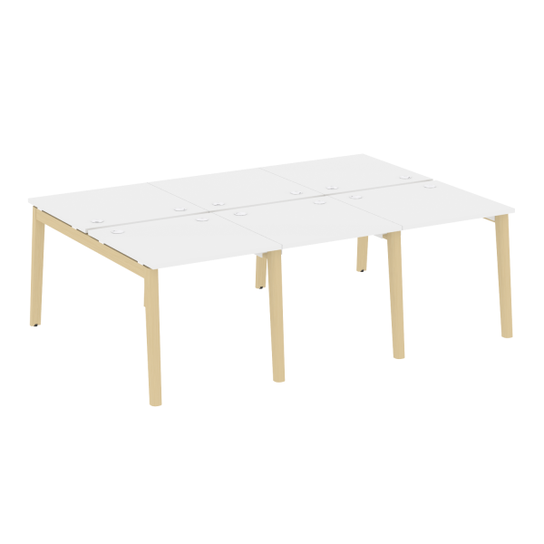 Рабочая станция на деревянных опорах Onix Wood OW.D.RS-6.0.8 2340x1635x750