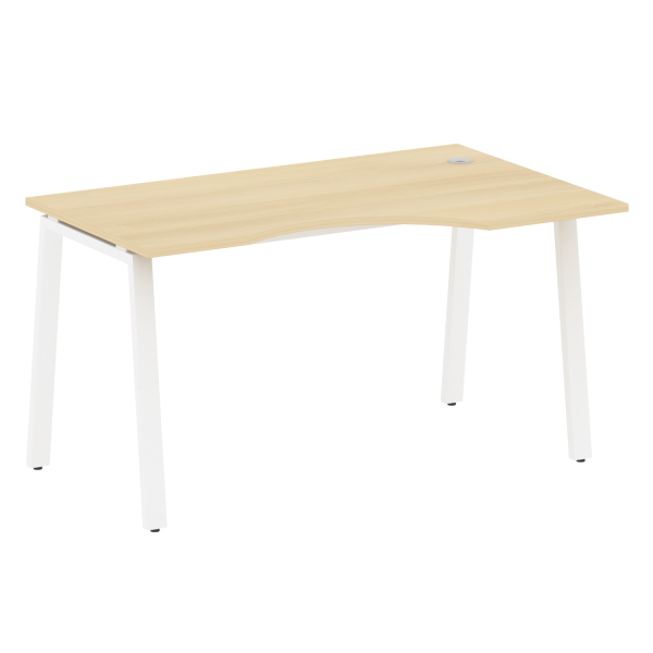 Стол криволинейный правый Metal System Style БА.СА-2 Пр 1400x900x750
