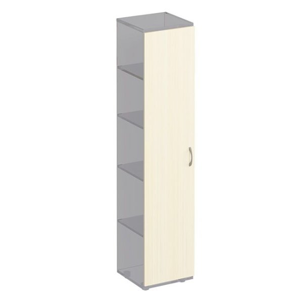 Дверь деревянная высокая (1 шт.) Комфорт МП2 К 435 400x18x1930 (Дуб шамони светлый)