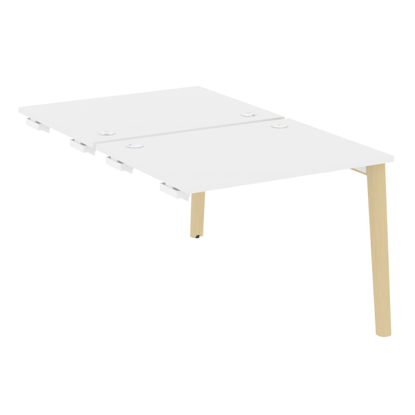 Стол-приставка двойной на деревянных опорах Onix Wood OW.D.SPR-1.8 980x1635x750