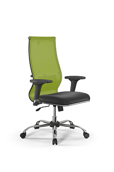 Кресло для руководителя Метта Sit 10 B2-163D - T+Extra /Km00/Wm12/D02P(M09.B21.G20.W01