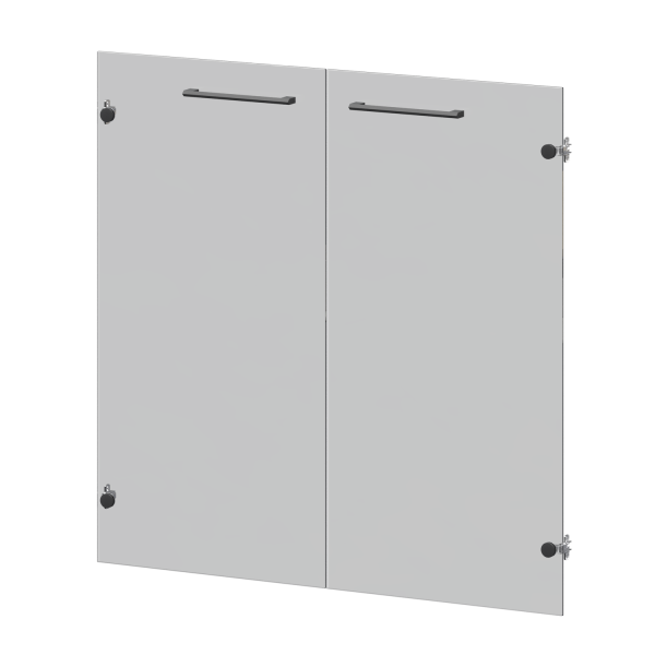 Фасады стеклянные Кортез KZF-28S(Ч) 784x4x780 (Тонированный)