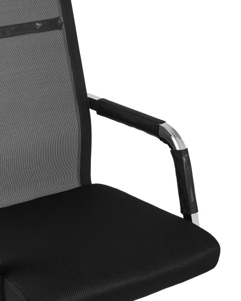 Кресло офисное TopChairs Clerk черное (Компьютерное кресло Clerk черный)