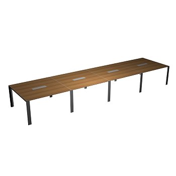 Стол для переговоров П-опоры, ноги-хром X7 X7R07 C 5600x1400x720
