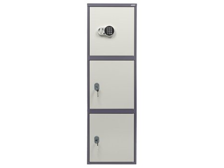 Бухгалтерский шкаф AIKO SL-150/3Т EL (Графит/Светло-серый)