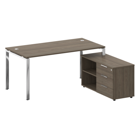 Стол для руководителя с тумбой правый БГ.СРТ-4.8 (R) 1700x1620x750