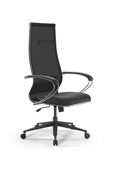 Кресло для руководителя Метта Sit 10 B1-163K - T+Extra /Km00/Wm12/K1cL(M09.B11.G19.W02) (Черный)
