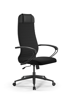 Кресло для руководителя Метта Sit 10 B1-127K - Fabric(19) /Ub02/Wh12/K1bL(M09.B11.G19.W02)