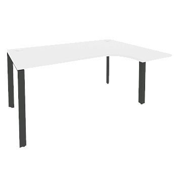 Стол эргономичный правый на П-образном м/к Onix O.MP-SA-4R 1580x1180x750