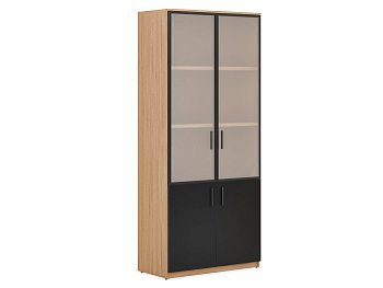 Шкаф для бумаг со стеклом TOWER (900х450х2056)