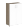 Шкаф для документов со стеклом белым LT.ST-2.4 R white