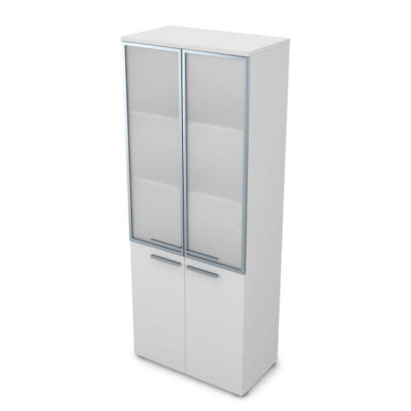 Шкаф Gloss 9Ш.005.19 800x450x2045 (Белый премиум)
