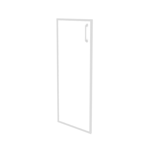 Дверь стекло в раме средняя левая Onix O.SR-2L Стекло белое 396x20x1150