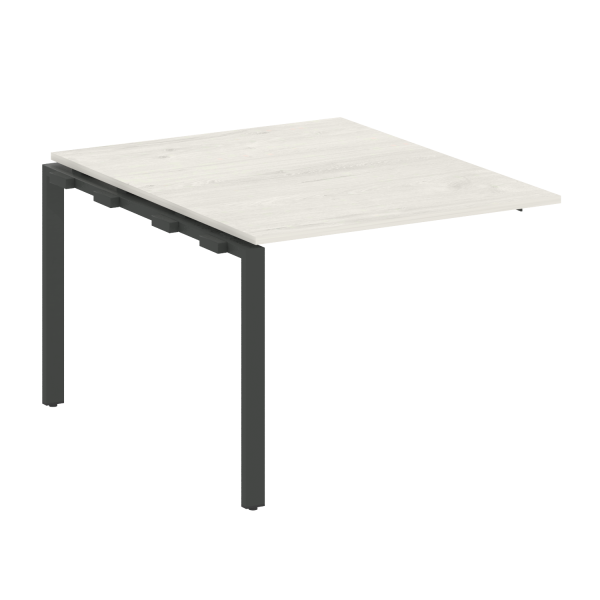 Проходной наборный элемент переговорного стола Metal System Style БП.ППРГ-1 1000x1235x750 (Дуб Наварра/Антрацит металл)
