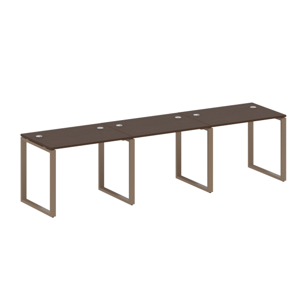 Рабочая станция Metal System Style БО.СМ-3.1 3000x720x750 (Венге Цаво/Мокко металл)