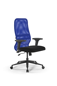 Кресло для руководителя Метта Sit 8 B2-8D - X1+UMF(X1) /Uh00/Wh00/D02P(M09.B11.G19.W02)