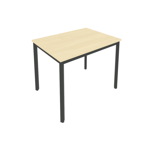Стол письменный на металлокаркасе Slim С.СП-3 980x720x750 (Клен/Антрацит металл)