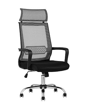 Кресло офисное TopChairs Style серое
