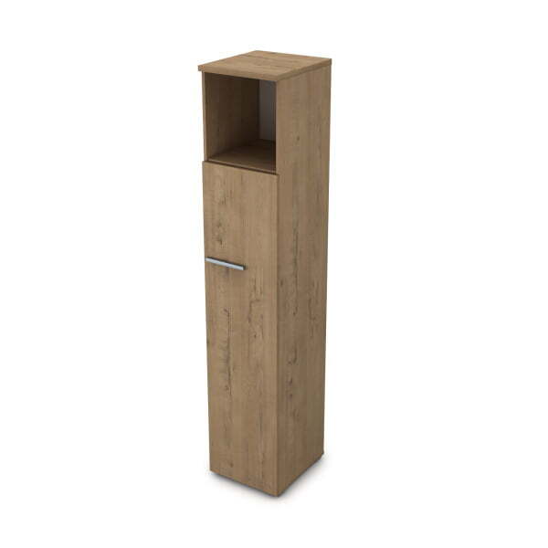 9П.005.2 Пенал высокий с нишей (400x450x2045) (Teakwood)