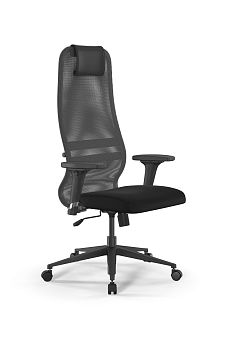 Кресло для руководителя Метта Sit 8 B1-8D - X1+UMF(X1) /Uh00/Wh00/D02P(M09.B11.G19.W02)