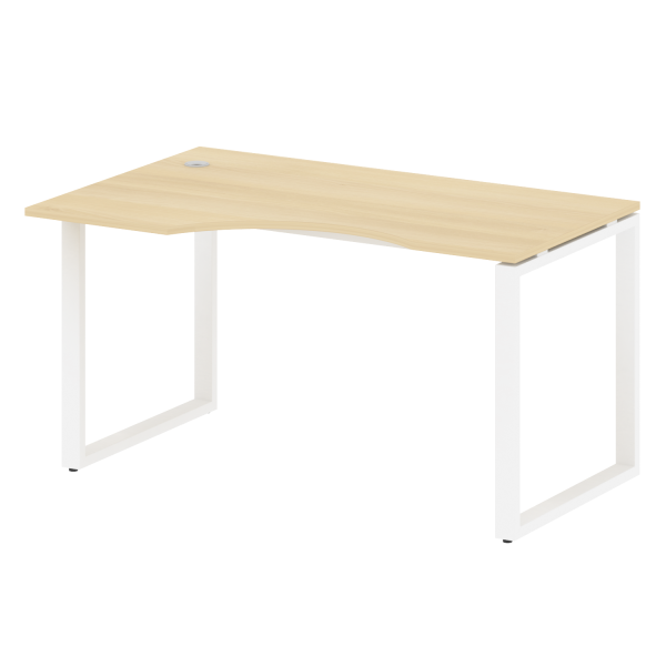 Стол криволинейный левый Metal System Style БО.СА-2 Л 1400x900x750