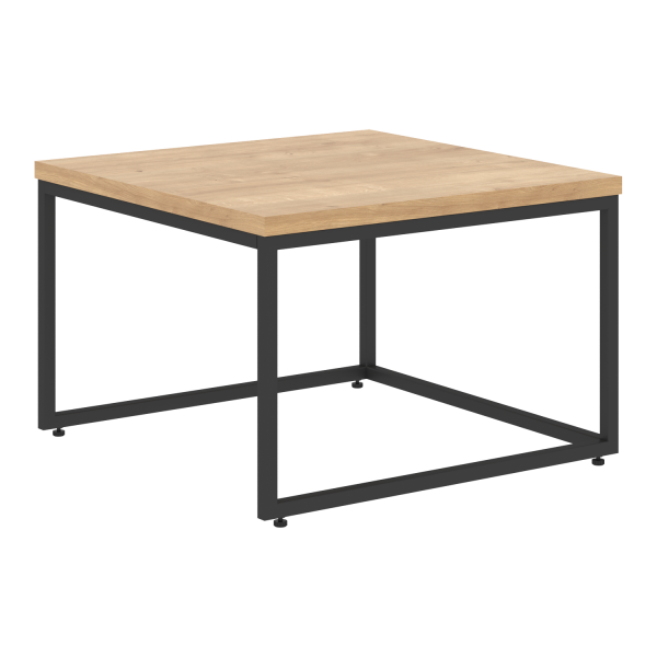 Стол журнальный LOFTIS LCT 6060 600х600х400 (Дуб БофордЧерный)