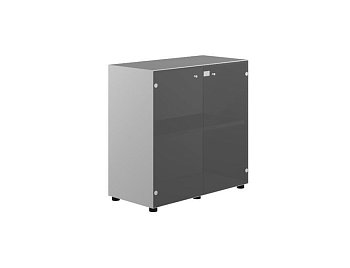Шкаф низкий, стекло темно-серое без рамы Z2 COEV86B 860x450x860