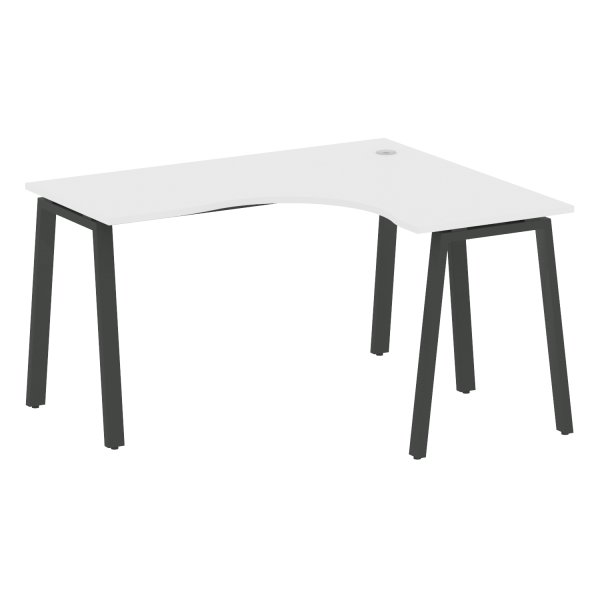 Стол криволинейный правый Metal System Style БА.СА-3 Пр 1400x1200x750