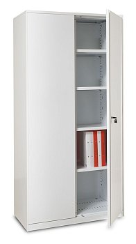 Шкаф металлический Юнимет серый Металлический шкаф TM-4 серый 900x460x1780