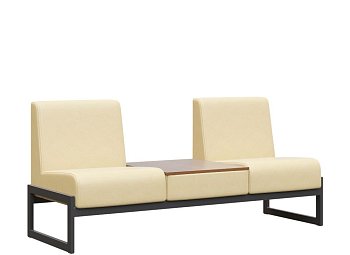 Диван двухместный со столиком универс. MD.D2-ST2  (1855х700х700)