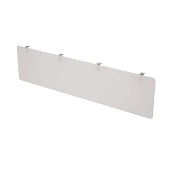 Экран подстольный оргстекло Gloss 9НЭК.120.1 Молочный 1400x4x400