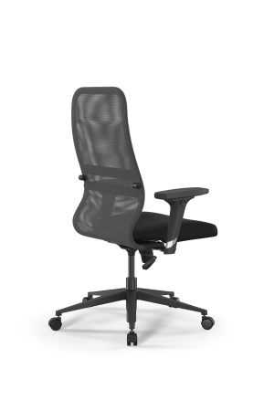 Кресло для руководителя Метта Sit 8 B2-8D - X1+UMF(X1) /Uh00/Wh00/D02P(M09.B11.G19.W02) (Светло-серый | Черный)